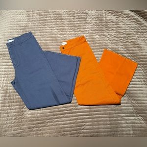 TWO FOR ONE: High Rise Wide Leg Jeans